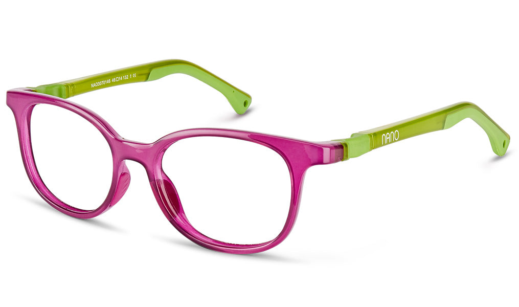 NANOvista NAO3070148 – Armazón infantil Siliflex frambuesa/verde