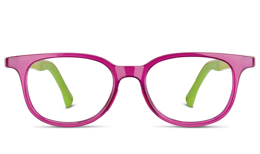 NANOvista NAO3070148 – Armazón infantil Siliflex frambuesa/verde
