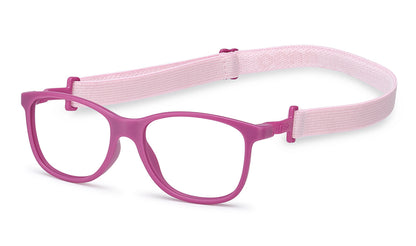 NANOvista NAO3161248 – Armazón infantil Siliflex rosa mate/rosa claro