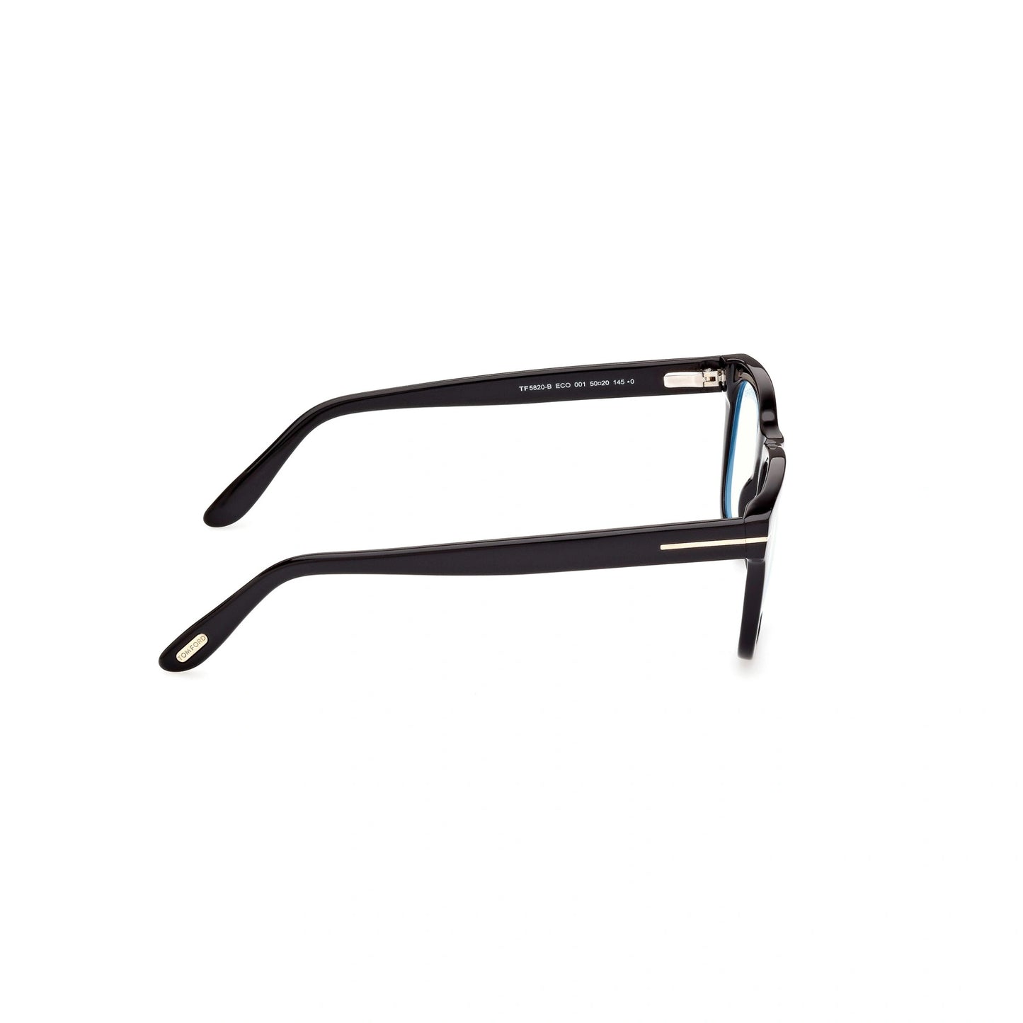 Tom Ford FT5820-B Blue Block – Shiny Black
