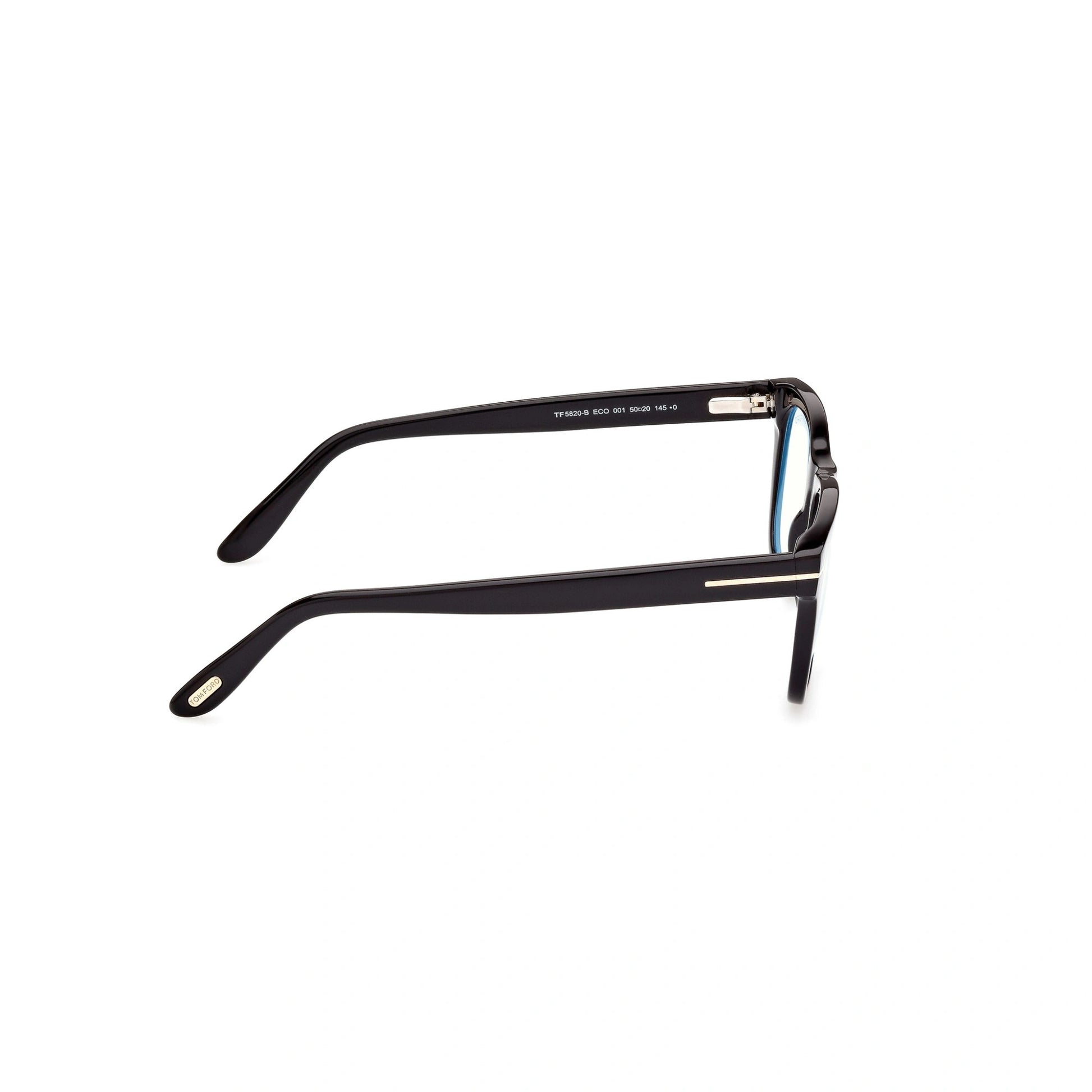Tom Ford FT5820-B Blue Block – Shiny Black