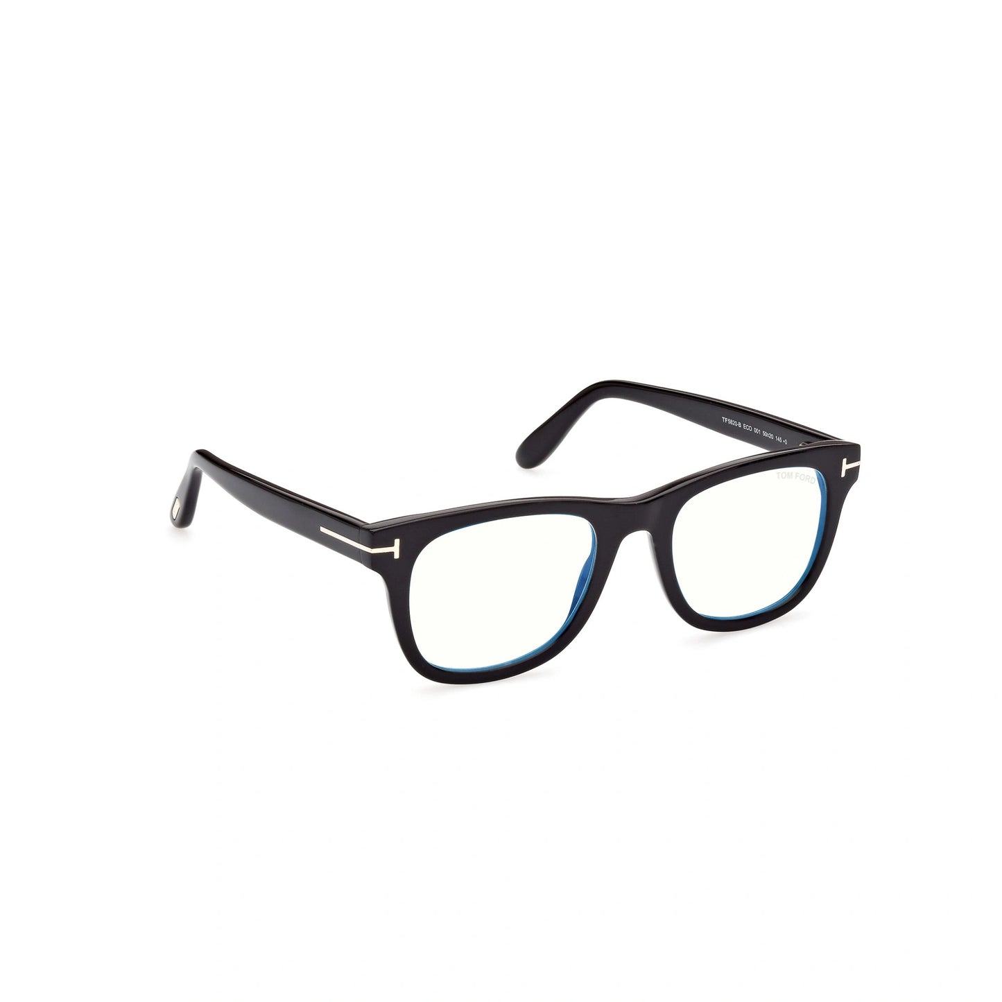 Tom Ford FT5820-B Blue Block – Shiny Black