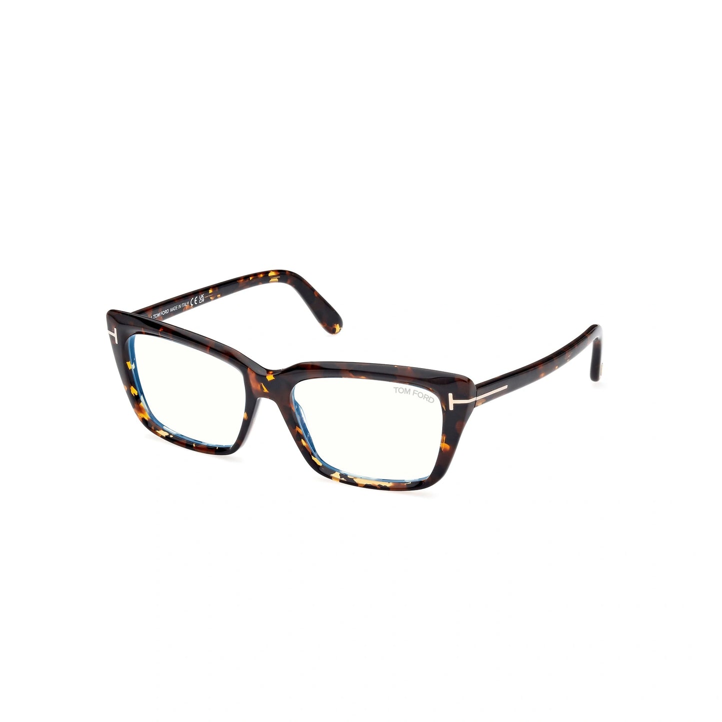 Tom Ford FT5894-B Blue Block – Dark Havana