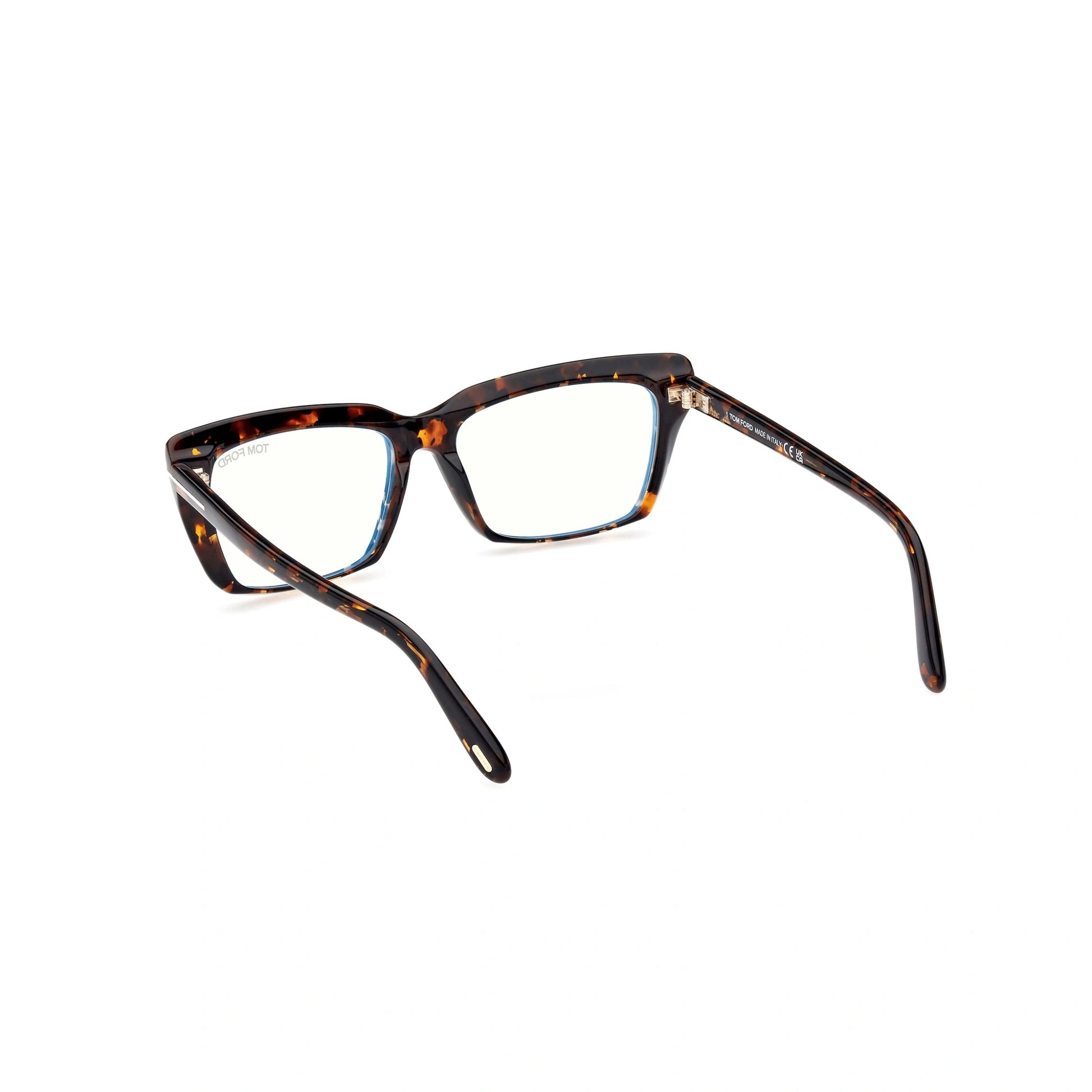 Tom Ford FT5894-B Blue Block – Dark Havana