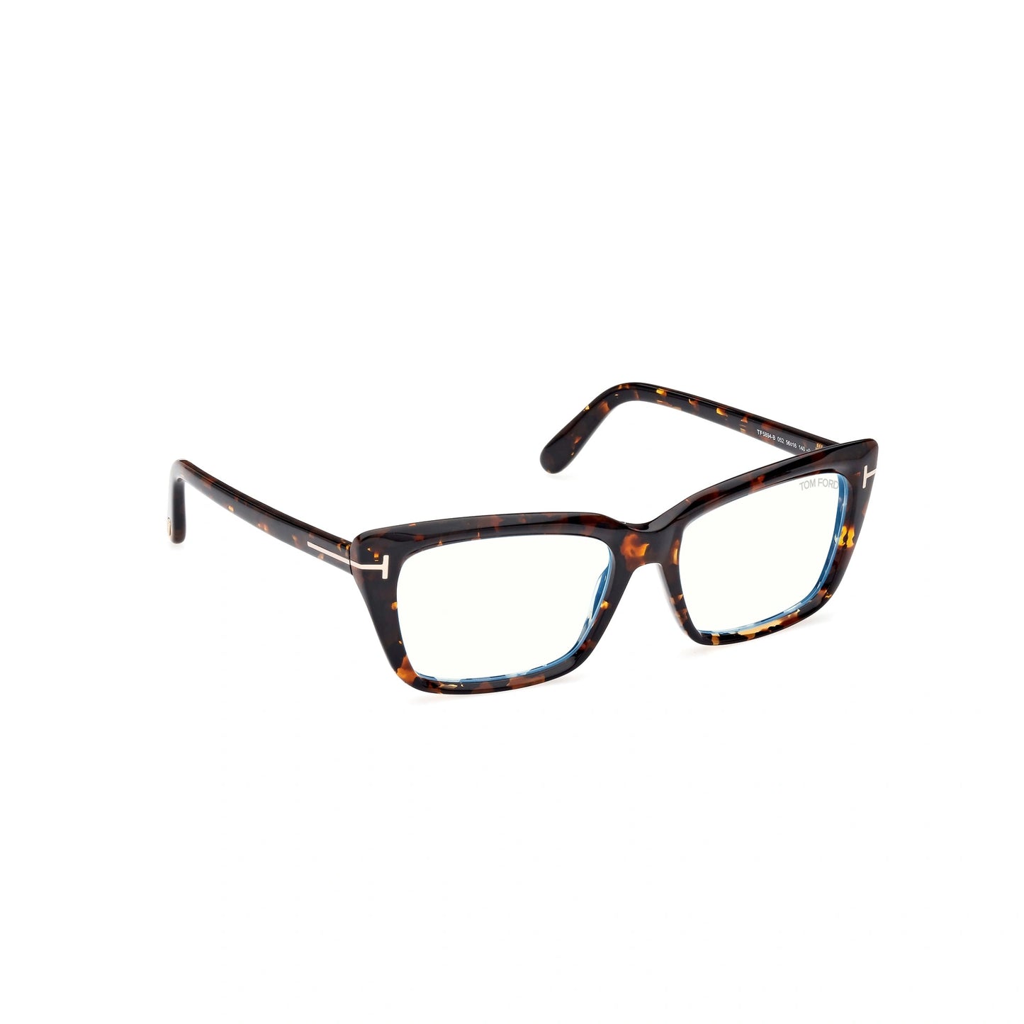 Tom Ford FT5894-B Blue Block – Dark Havana